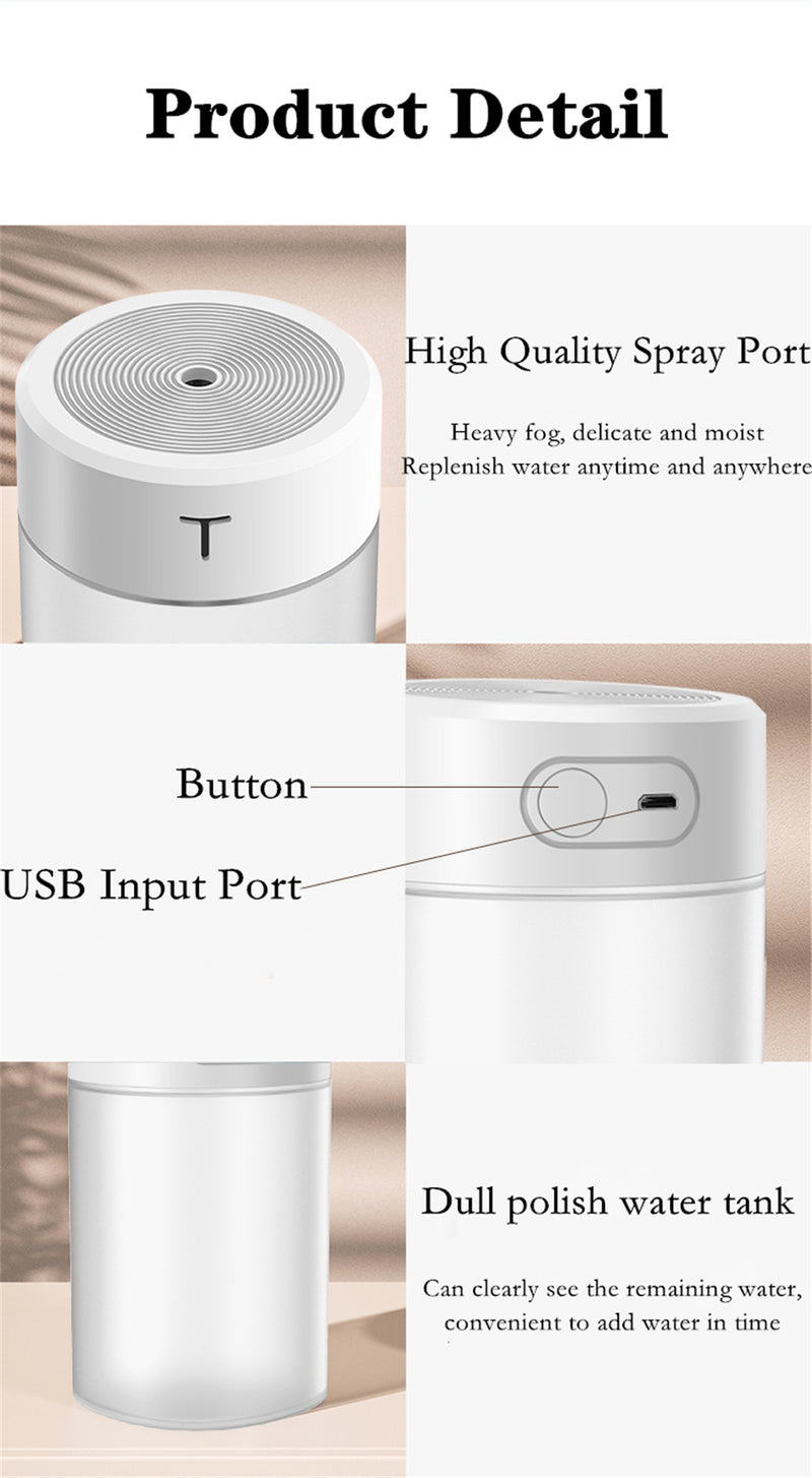 Air Humidifier Portable Mini USB Aroma Diffuser