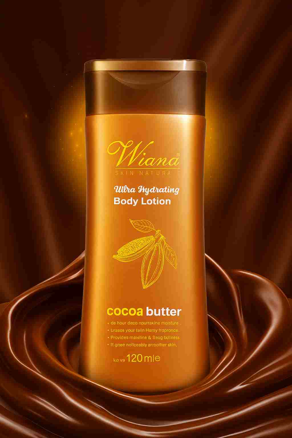 Wiana Cocoa Butter Body Lotion | Deep Moisturizing & Nourishing Cream for Soft, Smooth, Glowing Skin �400ml