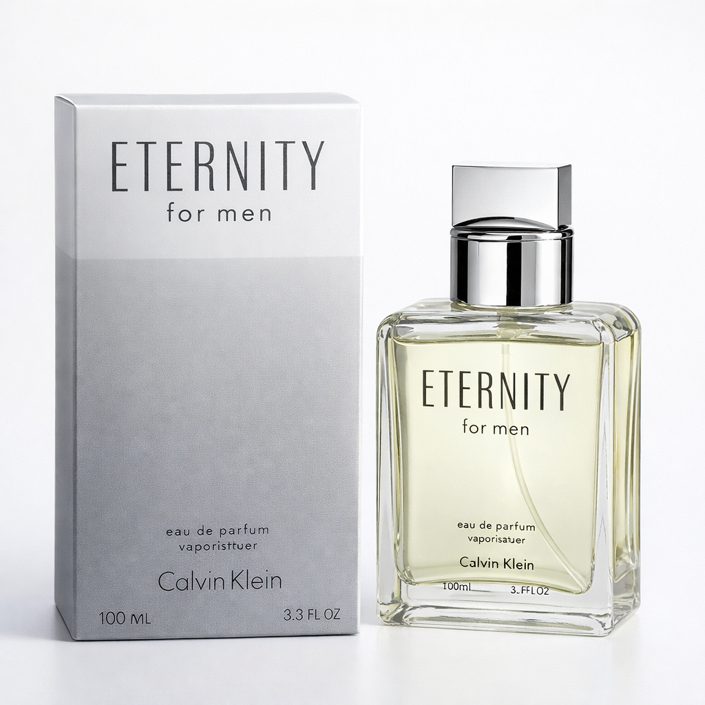 Calvin Klein Eternity for Men Eau De Parfum �Luxury Long-Lasting Fresh & Woody Premium Fragrance Spray - 100ml