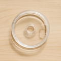 Premium Transparent Tumbler Lid �Spill-Proof, Durable, and Crystal Clear