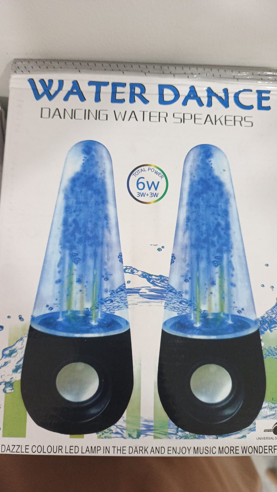 Water dancing speakers ( bullet shape)  (random color)