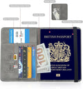 Premium Passport Wallet & Travel Document Organizer | Passport Holder with Card Slots & Cash Pocket