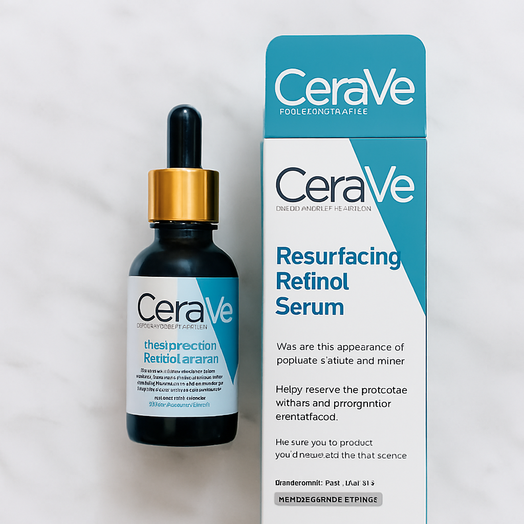 Cerave Resurfacing Retinol Serum 30ml �Gentle Face Serum For Smoother Skin Texture, Reduces Post Acne Marks, And Restores Healthy Radiant Complexion