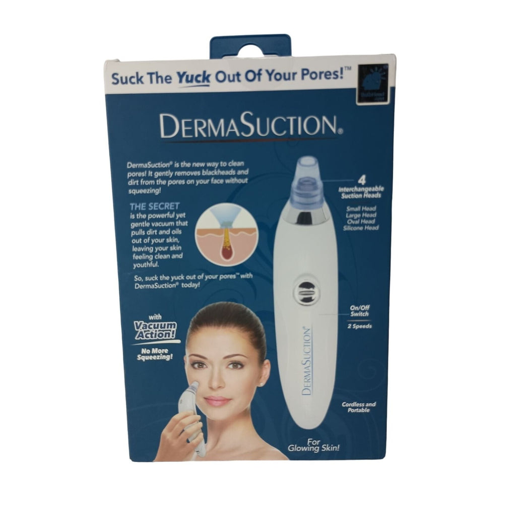 Derma suction  vacuum Blackhead Remover Pore Cleaner Electric Nose Face Deep Cleaning Skin Care Machine Aspirator Point Skin Care Tool Beauty - (Imported) ( Cell operated )