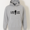 New Summer Collection Full Grey Hoodie Father And Son Printed For Men And Boys (Medium)