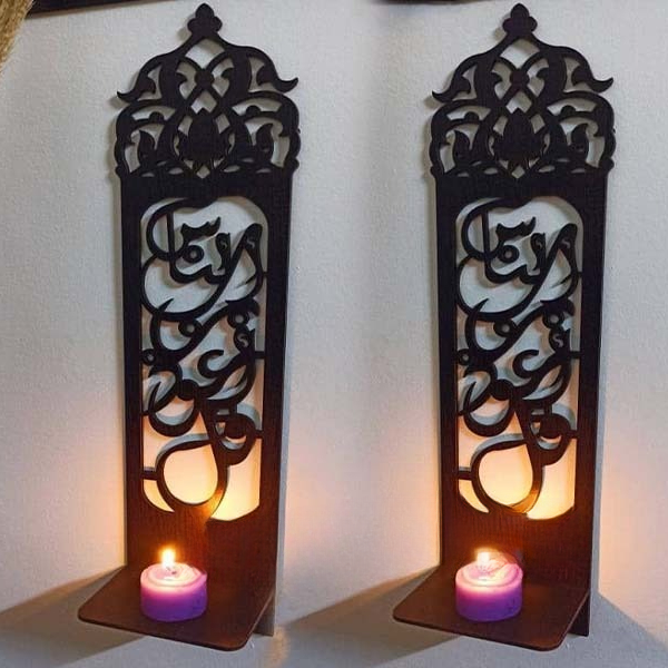 3 Piece Wooden Islamic Wall Decor �Intricate Arabic Calligraphy Design Decorative Wall Art Panel For Home Or Office