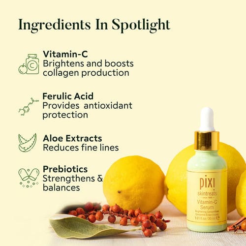 Pixi Vitamin C Serum | Brightens and Improves Skin Tone - 30ml