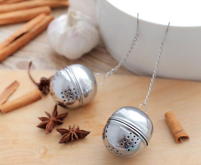 Tea Infuser , Stainless Steel Tea Ball Strainer Filter Infuser for Loose Leaf Tea and Mulling Spices