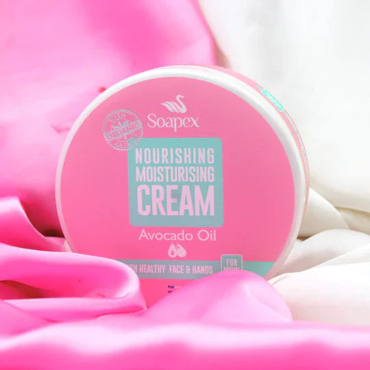 Soapex Nourishing Moisturizing Cream with Avocado Oil �Deep Hydration Face & Hand Cream for Soft, Smooth & Healthy Skin