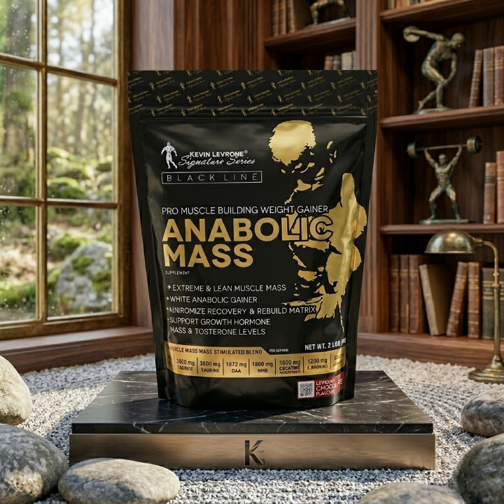 Kevin Levrone Signature Series Blackline Anabolic Mass 2lbs Chocolate Flavor Pro Muscle Building Weight Gainer