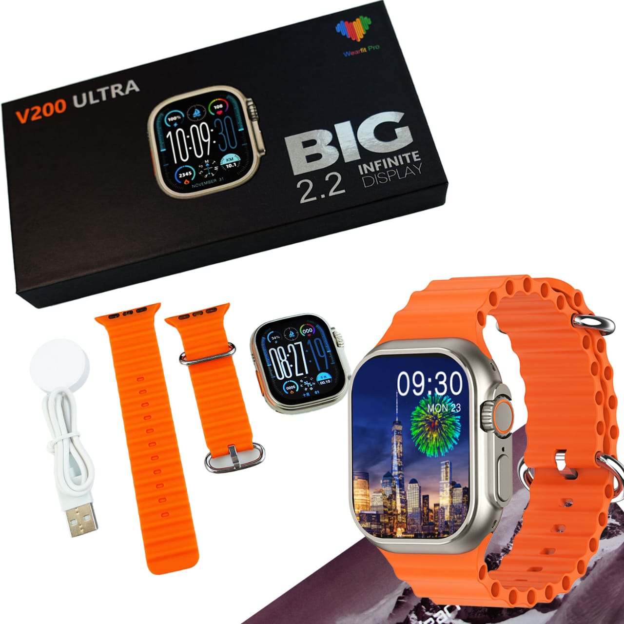 V200 Ultra 2.2" Smart Watch with Wearfit