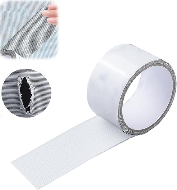 Mesh Window Screen Repair Tape �2 Meter Durable Self-Adhesive Patch for Quick Screen Fixes