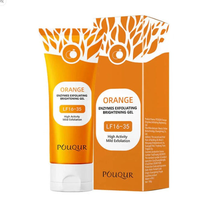 Orange Enzyme Exfoliating Gel | Brightening, Nourishing & Citrus Skincare For Radiant, Glowing, Healthy Skin | 60g
