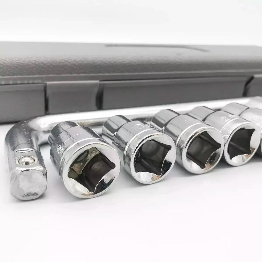 CTW-1810 | 10 Piece High Quality Socket Wrench Set Spanner Car Machine Repair Service Tools Kit | Best Quality Tool Kit?