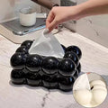 Bubble Shape Tissue Box Holder | Non-Slip Plastic Cover For Stylish Storage | Randam Color