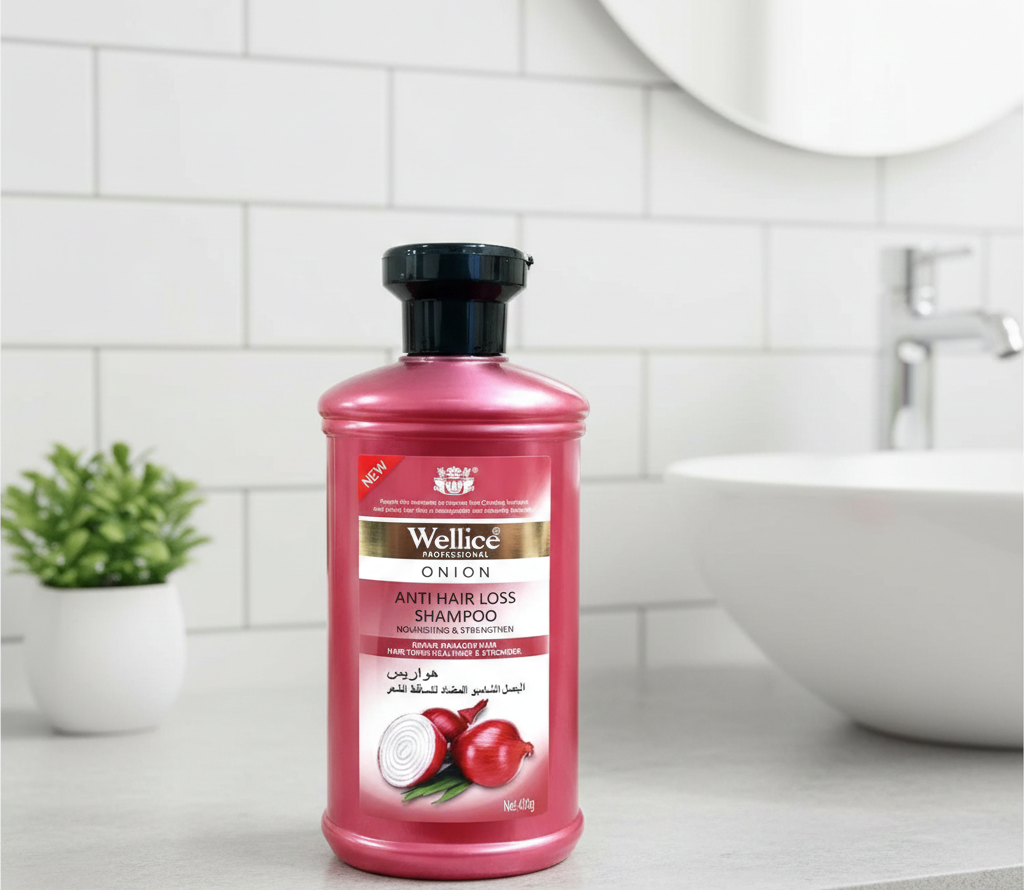 Wellice Professional Onion Anti Hair Loss Shampoo �400g Hair Care Solution to Strengthen, Nourish & Reduce Hair Fall Naturally