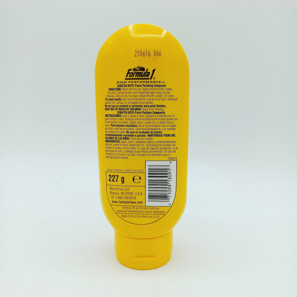 Formula 1 Scratch Out Paste Polishing Compound �Car Paint Scratch Remover (227g)