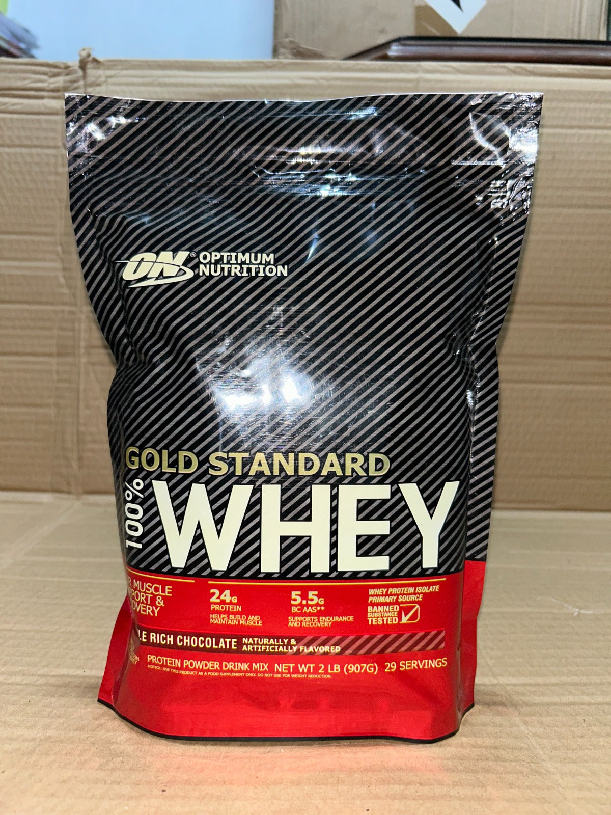 Optimum Nutrition Gold Standard 100% Whey Protein Powder 2LB �Premium Whey Blend for Muscle Recovery & Lean Muscle Support