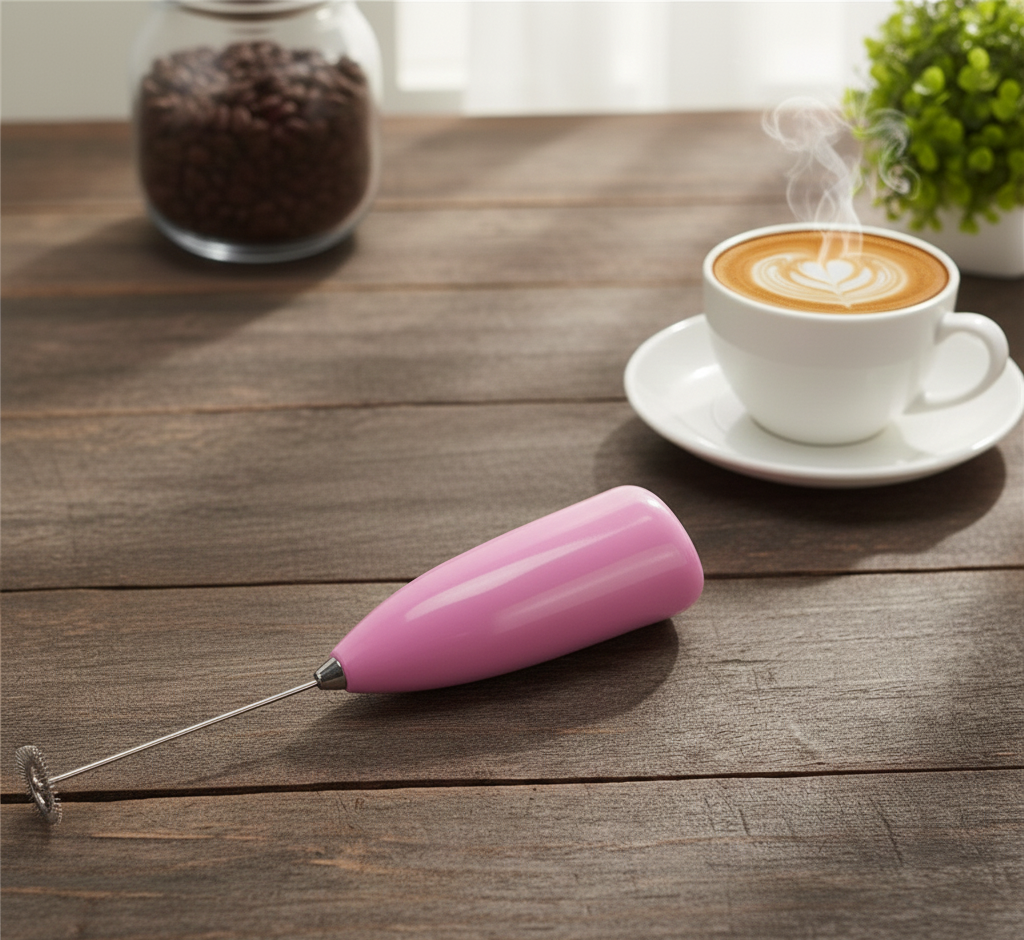 Coffee Beater & Milk Frother �Mini Handheld Egg Whisk, Drink Mixer & Foamer for Kitchen Use | Practical Cooking Tool (Random Color)