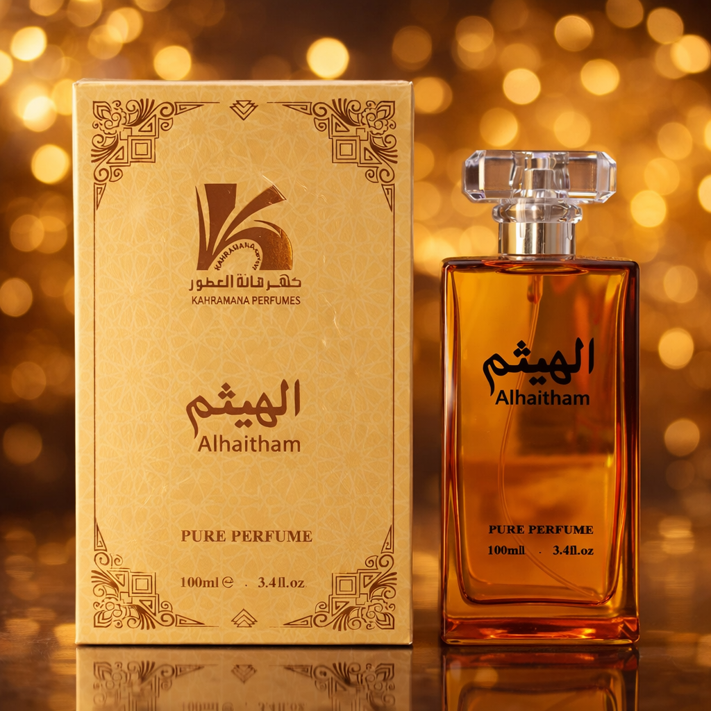 Alhaitham Pure Perfume by Kahramana Perfumes �Luxury Long-Lasting Arabic Fragrance Spraymium Fragrance Spray - 100ml