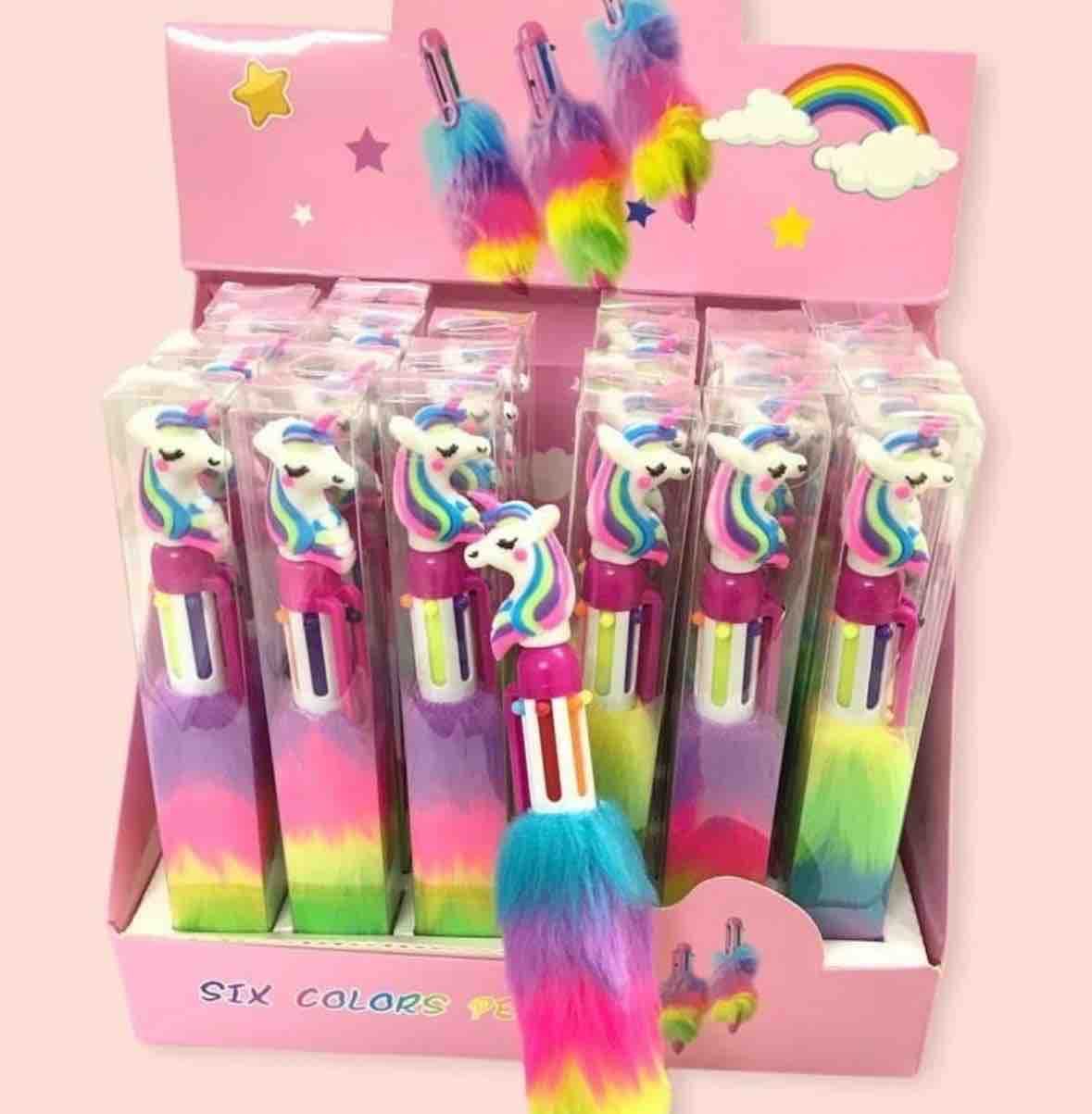6 In 1 Pen Multi Functional Design Smooth Writing Durable Build Comfortable Grip Stylish Look Perfect For Office School And Daily Use (Random Color)