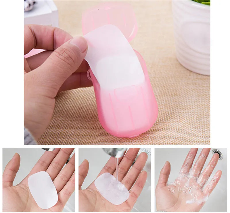Portable Outdoor Travel Soap Paper Washing Hand – photo 3