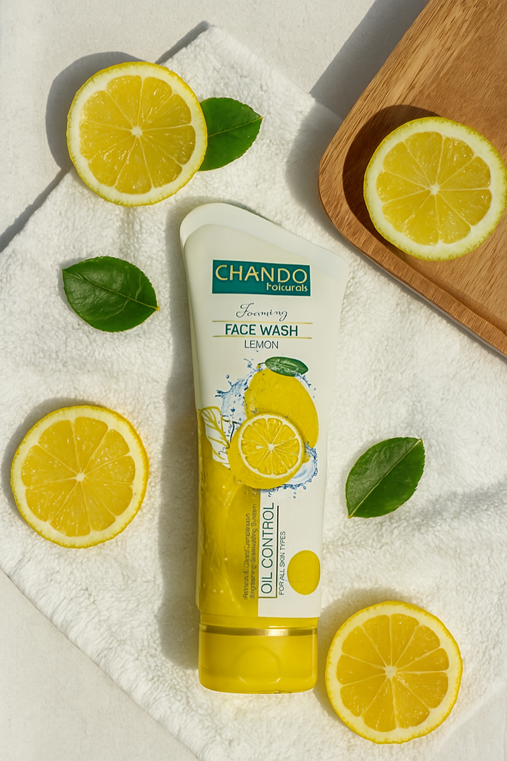 Chando Natural Foaming Face Wash Lemon �Oil Control & Refreshing Cleanser for All Skin Types (100g)