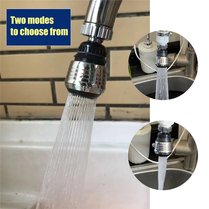 Multifunctional 360? water Faucet  Kitchen Sink Faucet Sprayer Water Saving Aerator 360 Degrees Rotatable