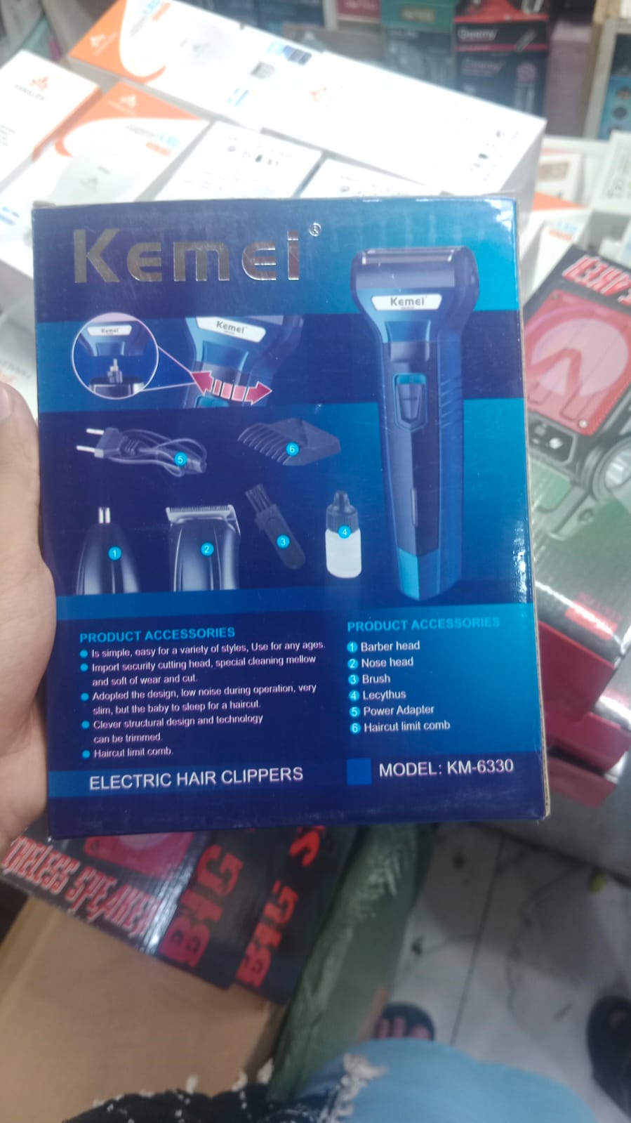 Kemei 3 In 1 Electric Hair Clipper