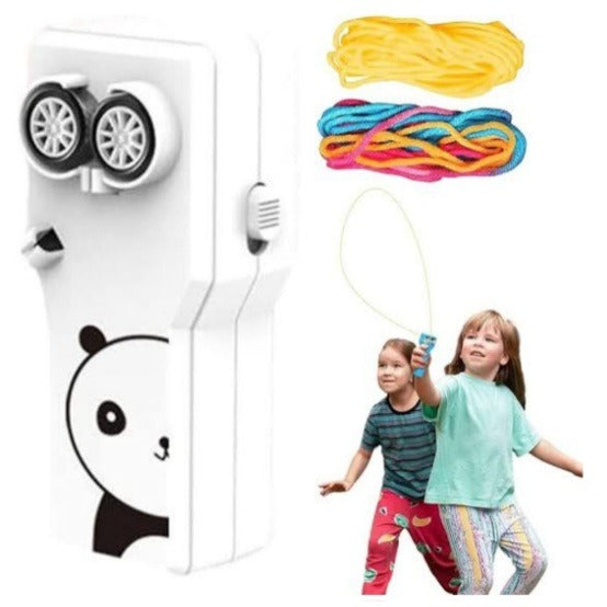 ZipString Portable Rope Launcher �Handheld Kinetic String Thruster & Creative Floating Loop Toy for Kids and Adults ( random colour )