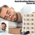 Magnetic Nose Strips,Sleepco Nasal Dilator Starter Kit /  Next-Gen BreathIn Nosel Strips / Magnetic Nose Clips