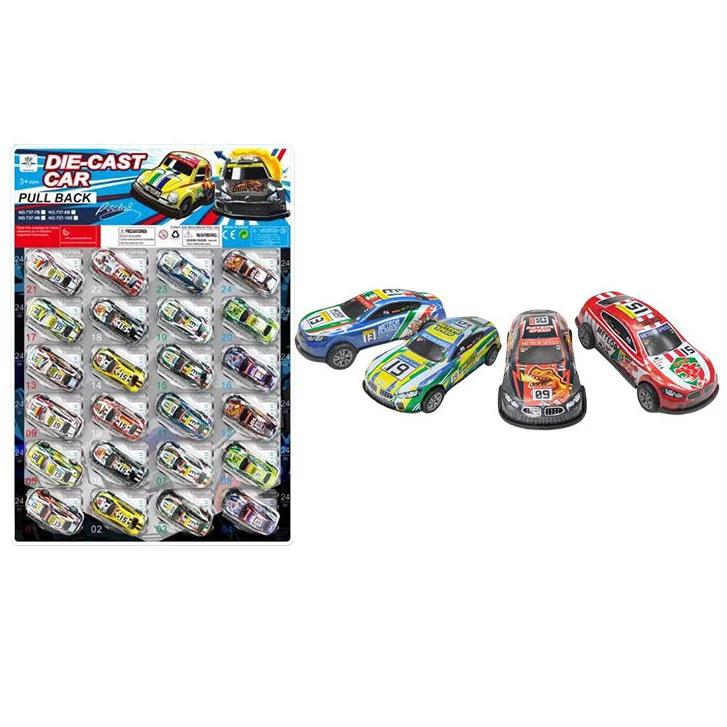 Alloy Mini Diecast Car Toy  (24 pcs  Car Set metal body)