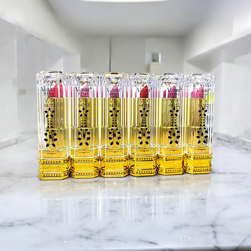 Matte Velvet Lipstick Set Of 6 �Richly Pigmented Multicolor Shades With Soft, Creamy Texture And Long-Lasting Wear For Elegant And Bold Lips