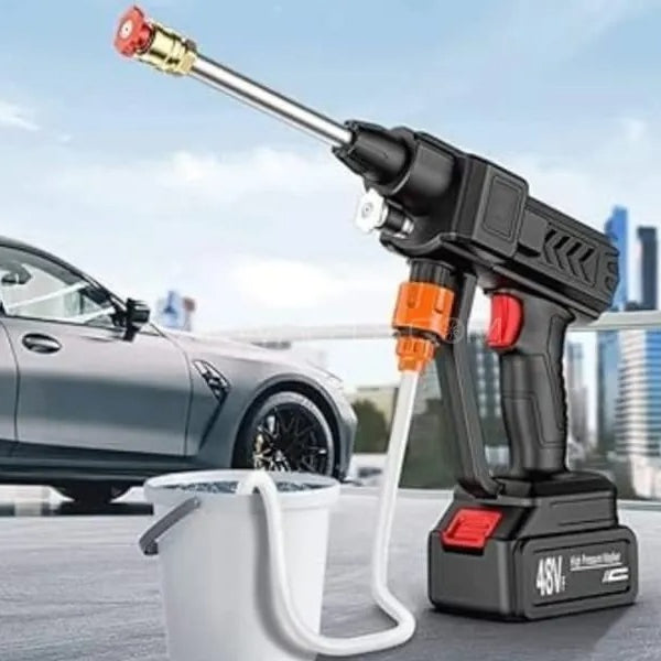 Automatic Cordless Car Wash Spray Gun 21V