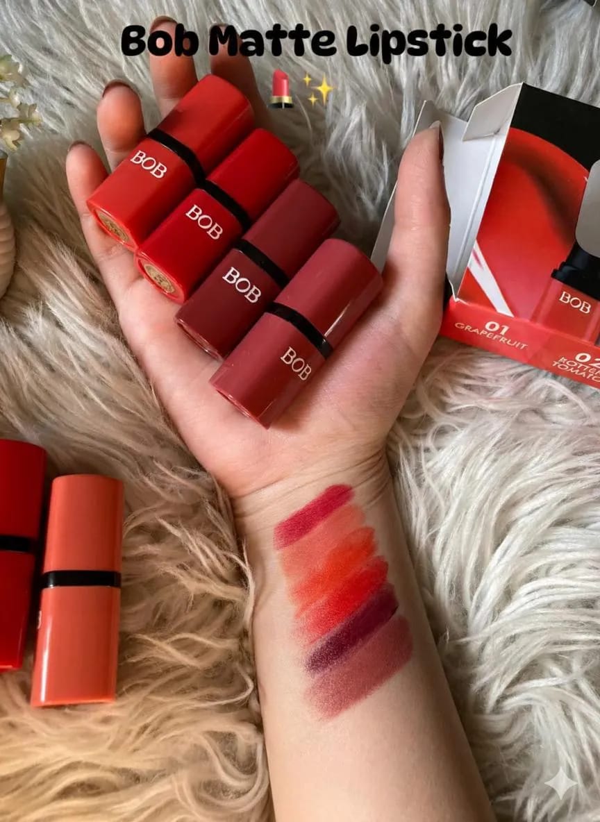 6 Pcs Bob Matte Lipstick Super Stay – photo 3