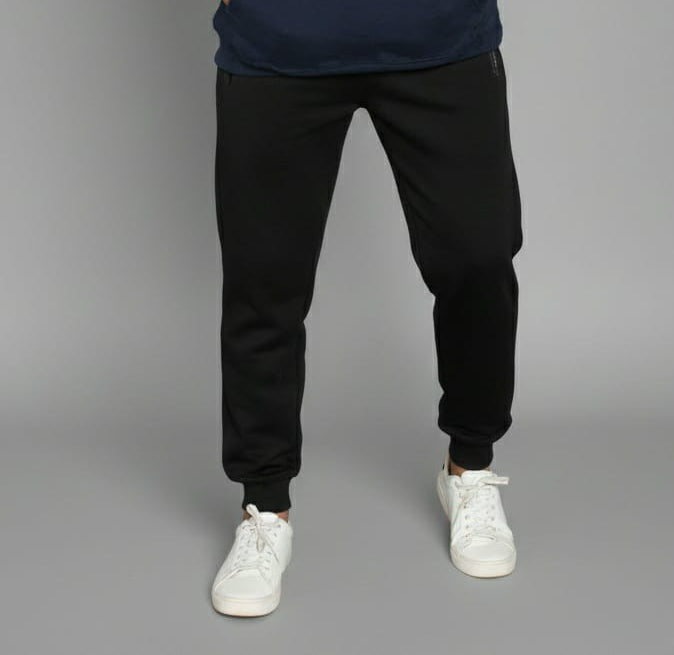 Black Trouser with Double Side Zipper Pockets – photo 4