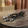 Fontec Fast4 4-in-1 Data Cable - 65W High-Speed Charging & Data Transmission Braided Cable