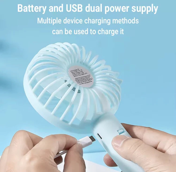 Eternal Classic Portable USB Mini Fan Air Cooler Rechargeable Handheld Bladeless Fan | Multiple Colours
