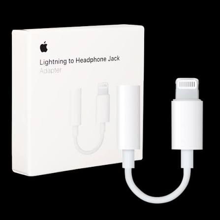 iPhone Lightning to Headphone Jack Adapter | Single Handfree Connector for Apple iPhones