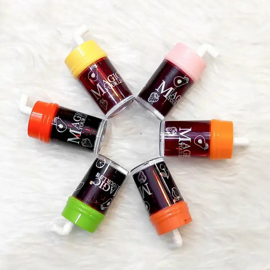 Magic Lip Tint �Color-Changing, Hydrating & Long-Lasting Lip Care for Soft, Radiant Lips(Pack of 6)