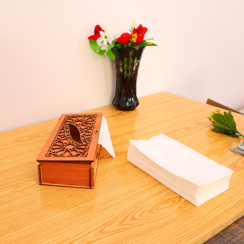 Wooden Tissue Box Elegant Design Smooth Finish – photo 1