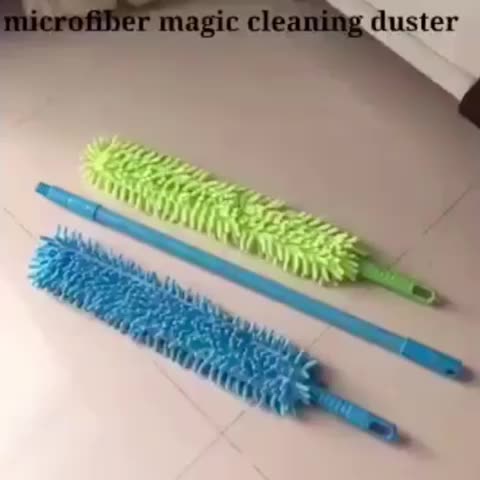 Extendable & Flexible Fan Duster Microfiber Fan Cleaning Duster Brush | with Long Extendable Rod for Dusting Cleaner for Fan Car Kitchen & Furniture