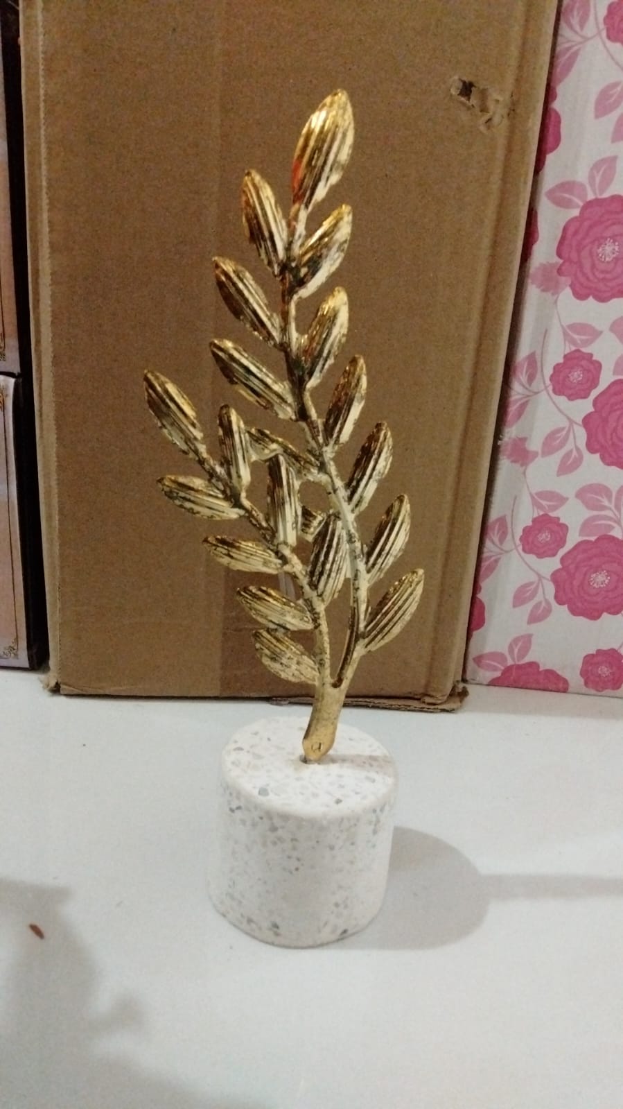 Luxury Decorative Showpiece Size 8.5x4.6x20cm �Elegant Home & Office Decoration Piece for Table, Shelf & Living Room