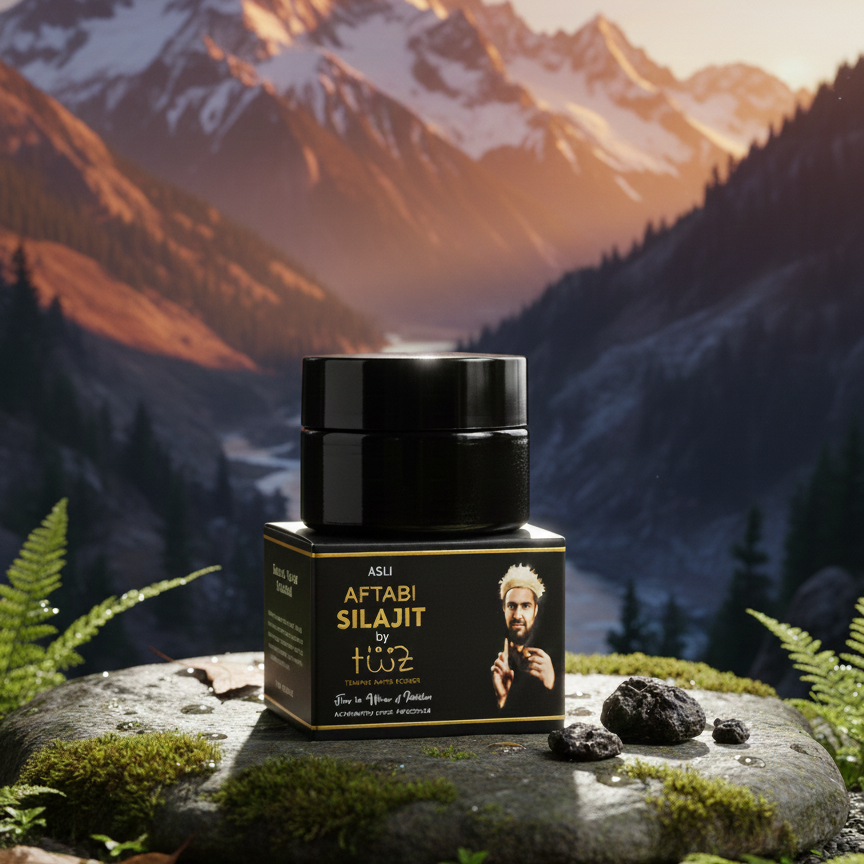 ASLI AFTABI SHILAJIT by T W Z: Pure Himalayan Gold Resin - Traditional Ayurvedic Supplement for Wellness, Energy, and Vitality (30g)
