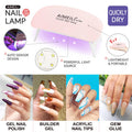 Mini Uv Led Nail Lamp Portable Gel Curing Lamp Pocket Size Compact Mini Nail Dryer For Quick And Efficient Nail Care