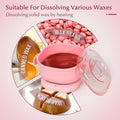 Portable Foldable 400ML Silicone Wax Warmer �Travel-Friendly Hair Removal Heater For Body & Spa Use | Random Color