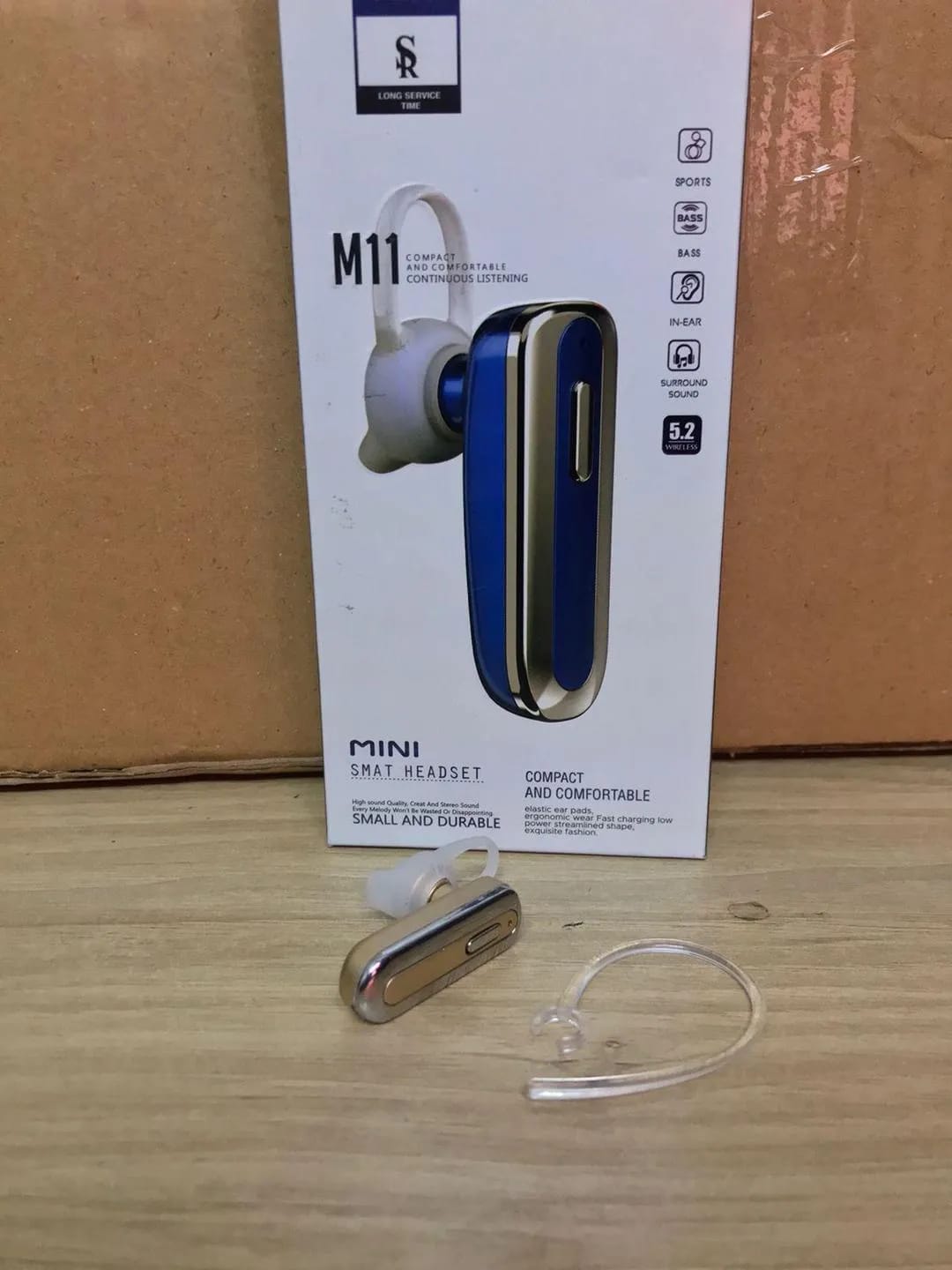M11 Bluetooth Wireless Earbuds �Touch Control, High Quality Sound & Charging Case (Random Color)