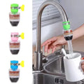 Fine Filter Faucet Anti Splash Water Saving Shower Head Purifier 6 Layer Filter Cartridge For Kitchen | Random Colour