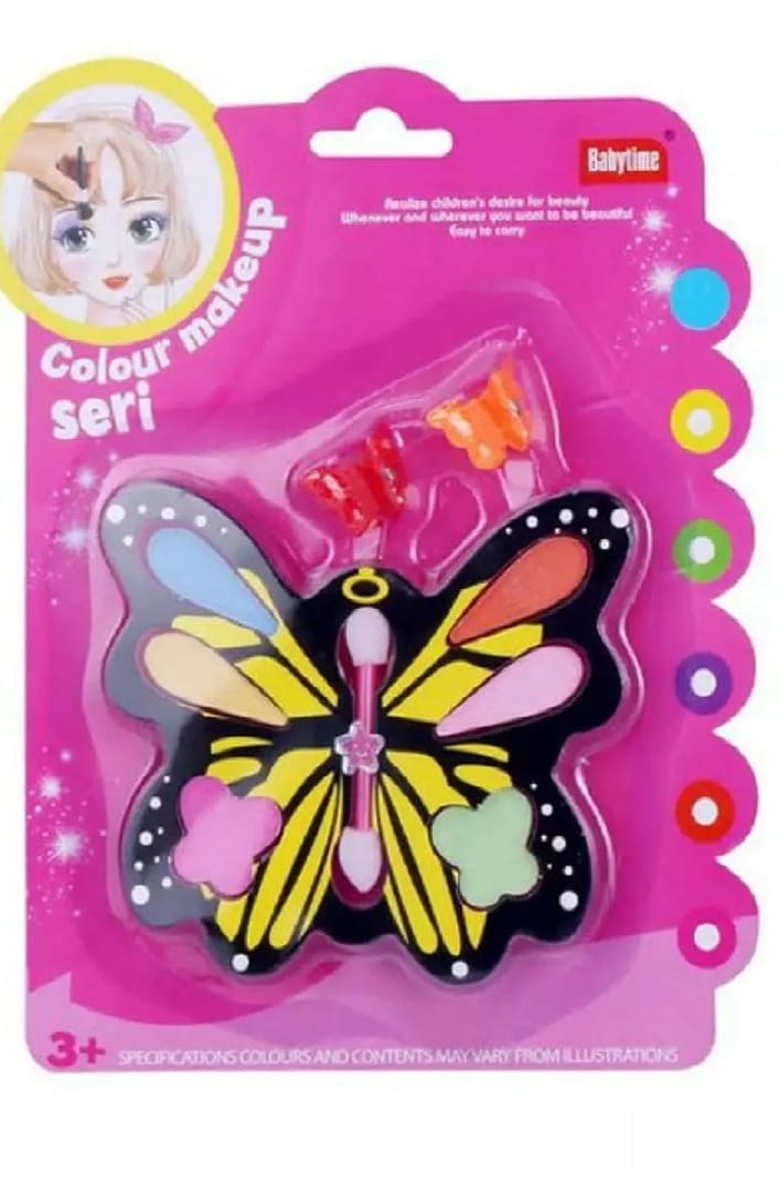 Mini Butterfly Makeup Kit for Kids �Fun Pretend Play Beauty Set