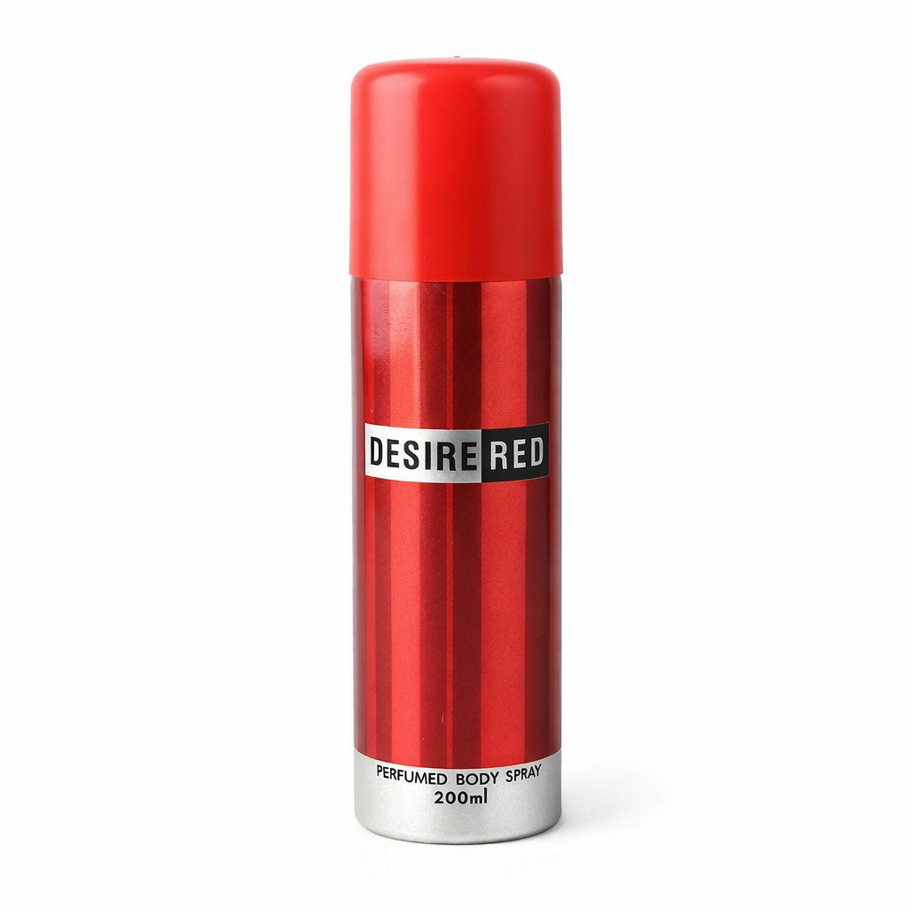 Desire Red Perfumed Body Spray for Men 200ml �Long Lasting Fresh & Spicy Fragrance